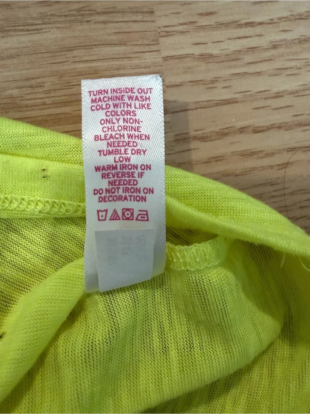 Justice Girls Size 14 Neon Long Sleeve Graphic Tops Bundle Pink Yellow 2 Piece